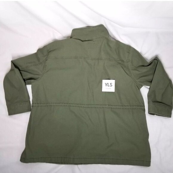 Old Navy Plus Size Green Cotton Denim Canvas Chore Style Jacket Women's Size 2X - Picture 2 of 7